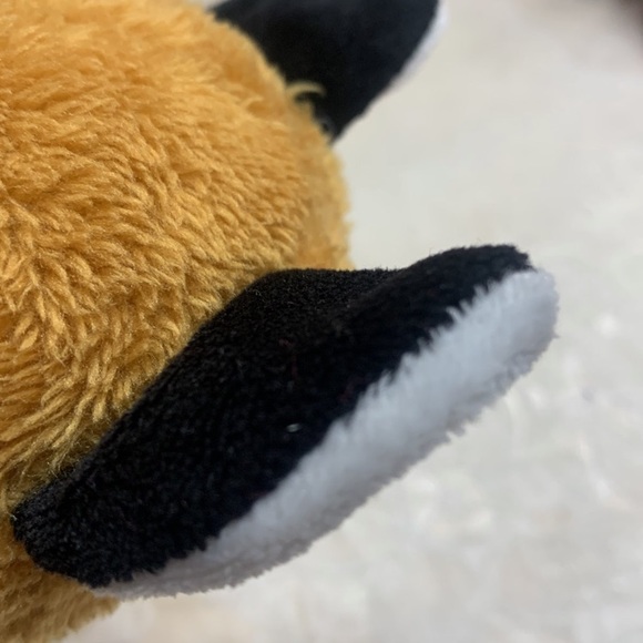 Kellytoy fox plush stuffed animal 7" from 2014 glitter gold eyes - Picture 10 of 11